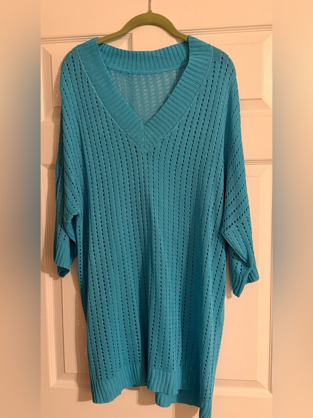 Open weave tunic